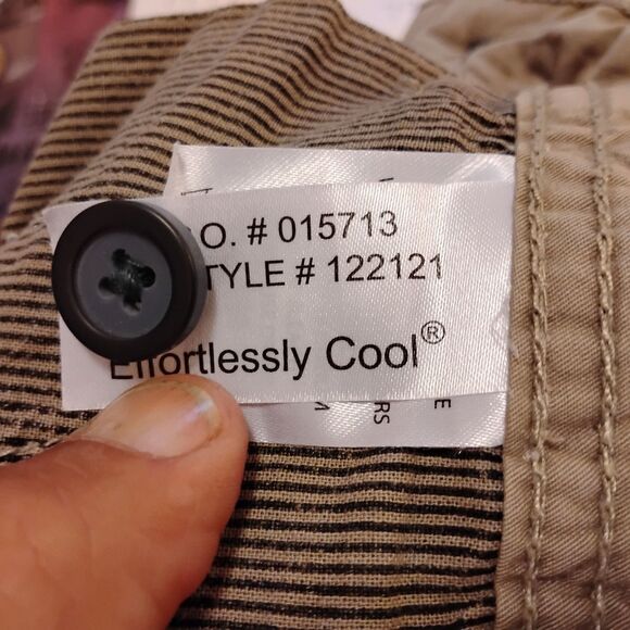 Carbon 2 Cobalt cargo shorts mens 38 khaki tan Quintessential 122121 effortlessl - Picture 5 of 7